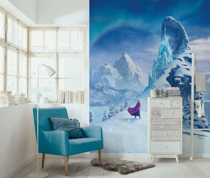 Standard Vlies Disney Frozen Ice Castle