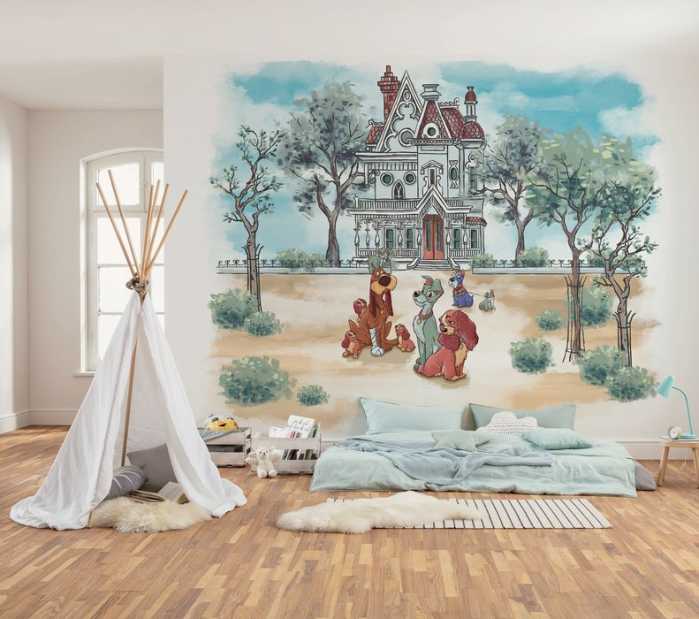 Standard Vlies Disney Lady and the Tramp Sweet Home