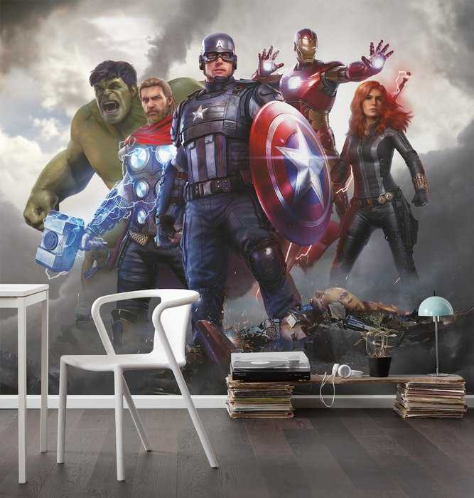 Standard Vlies Marvel Avengers Working Together