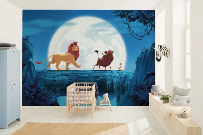 Standard Vlies Disney The Lion King Full Moon Walk