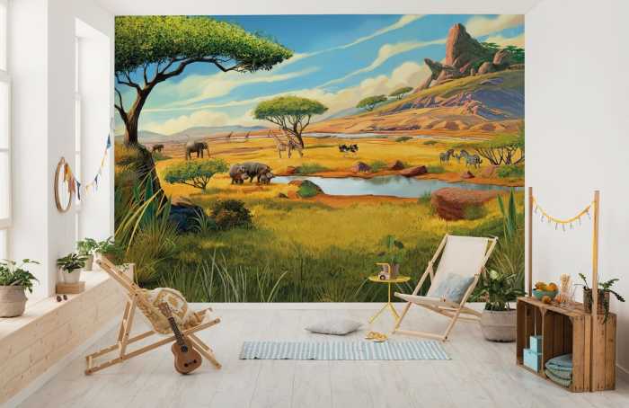 Standard Vlies Disney The Lion King Savanna