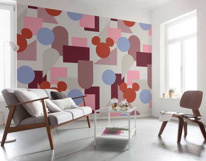 Standard Vlies Colourful Mickey
