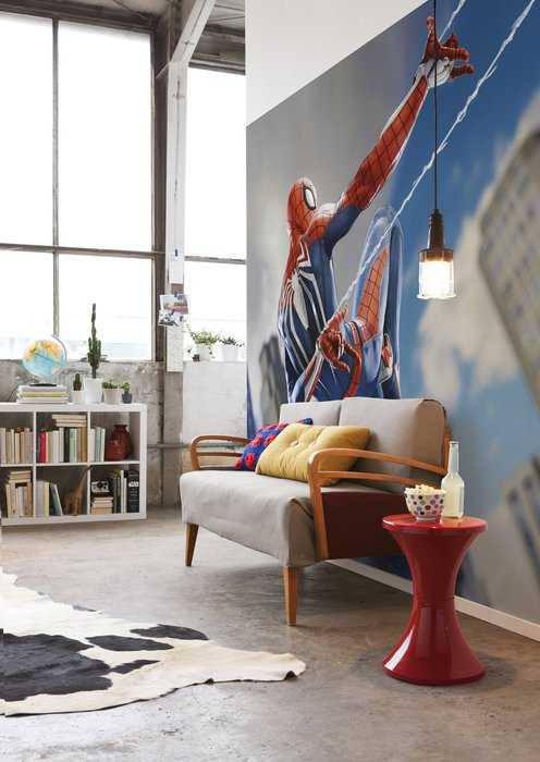 Standard Vlies Marvel Spider-Man Spider Web Shooting