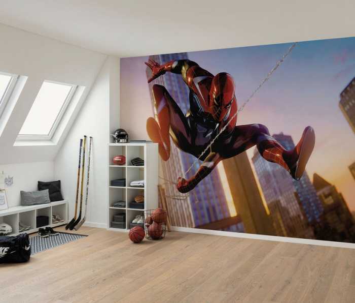 Standard Vlies Marvel Spider-Man Huge Jump