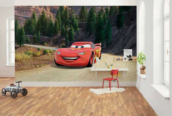 Standard Vlies Disney and Pixar Cars Every Road has a Story
