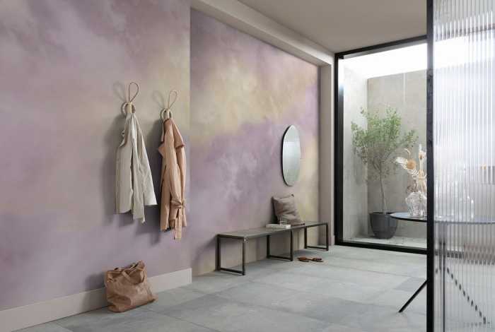 Standard Vlies Lavender Clouds