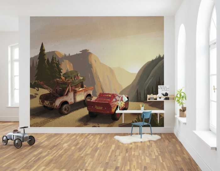 Standard Vlies Disney Pixar Cars Sunset Canyon