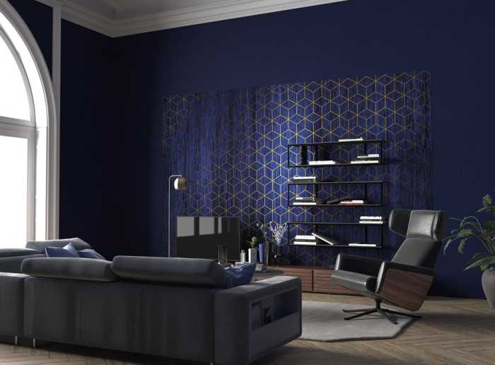 Standard Vlies Mystique Bleu
