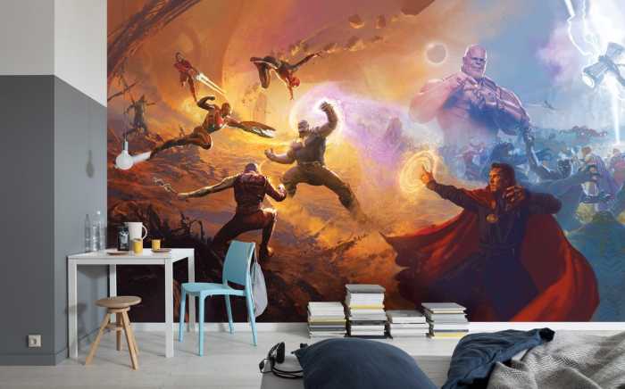 Standard Vlies Avengers Epic Battles Two Worlds