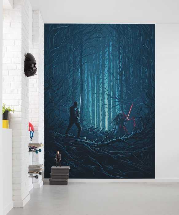 Standard Vlies Star Wars Wood Fight