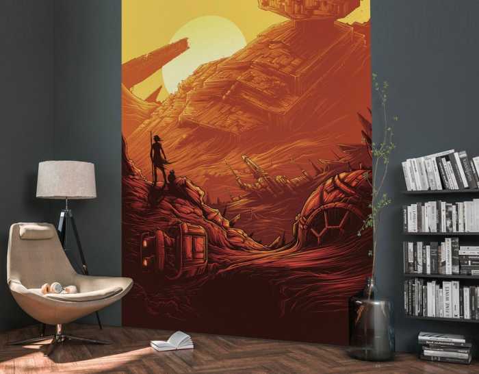 Standard Vlies Star Wars Jakku Star Destroyer