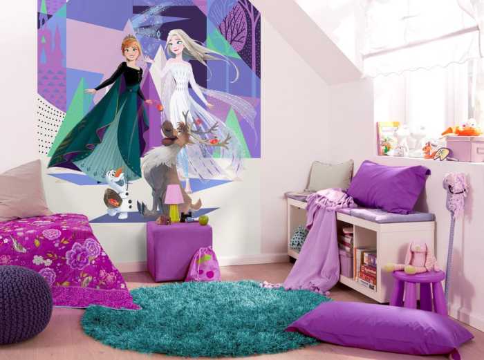 Standard Vlies Frozen Abstract Arendelle