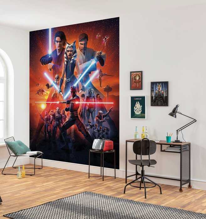 Standard Vlies Star Wars Clone Wars Mission