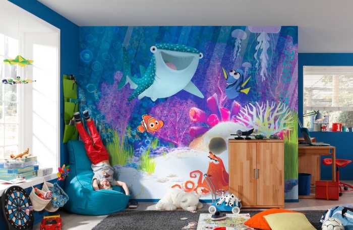 Standard Vlies Dory Aqua Party