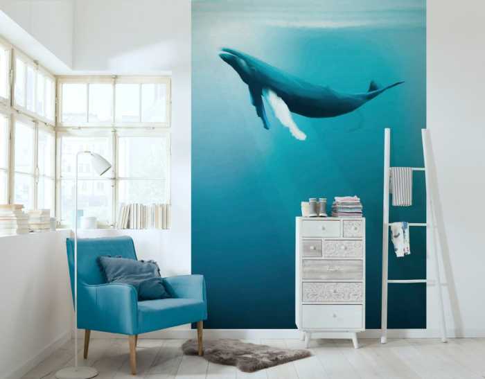 Standard Vlies Artsy Humpback Whale
