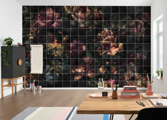 Standard Vlies Tiles Flowers