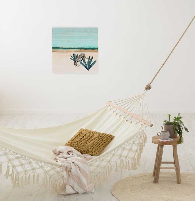 Vlies Bild auf Keilrahmen/ Echtholzrahmen Wild One