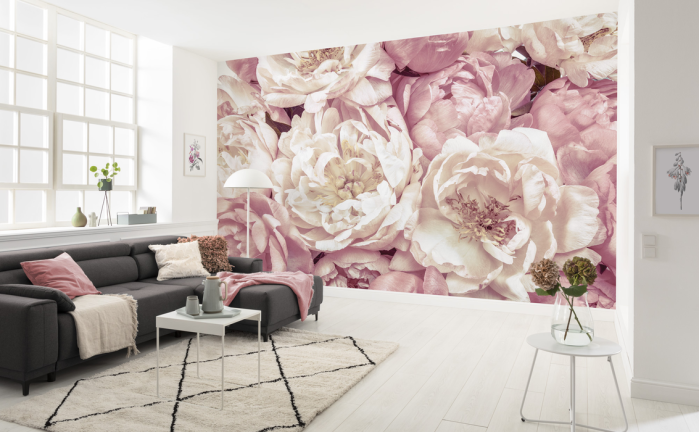 Vlies Peonies