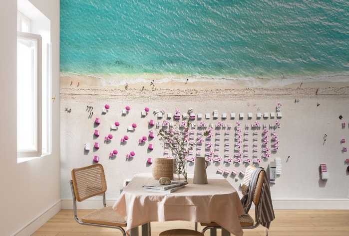 Premium Vlies Pink Umbrella