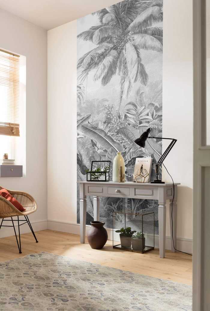 Premium Vlies Amazonia Black & White