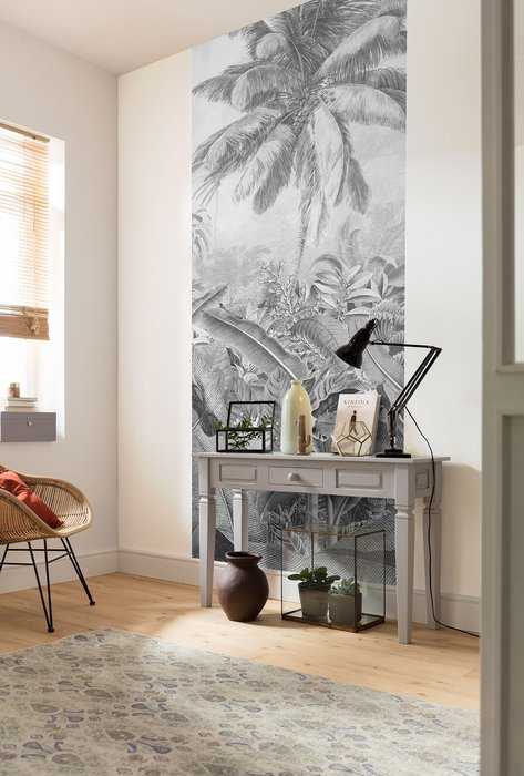 Premium Vlies Amazonia Black & White