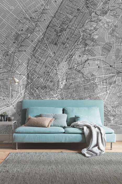 Premium Vlies NYC Map