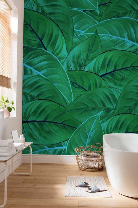 Premium Vlies Jungle Leaves