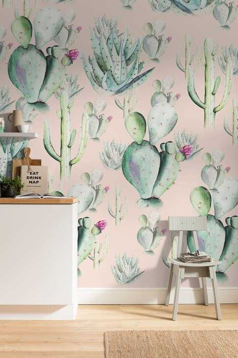 Premium Vlies Cactus Rose