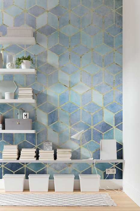 Premium Vlies Mosaik Azzuro