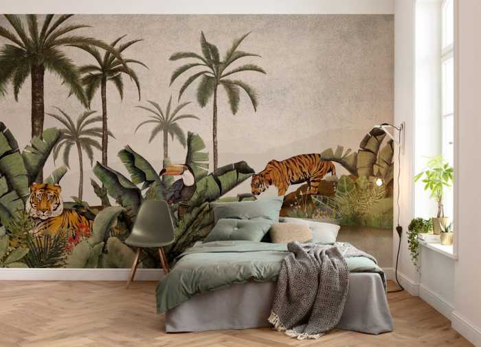 Premium Vlies Tiger Jungle