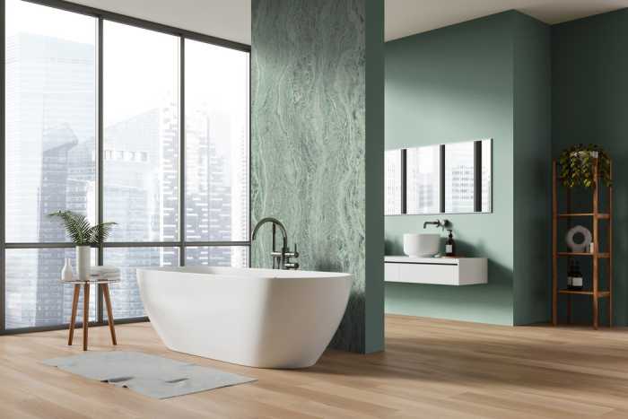 Premium Vlies Marble Mint