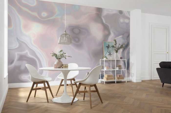 Premium Vlies Shimmering Waves