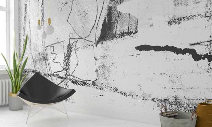 Premium Vlies Rooms Opening grey-white