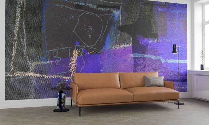 Premium Vlies Rooms Opening darkgrey-violett