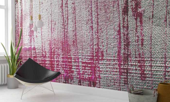 Premium Vlies Gaze Dancing grey-pink