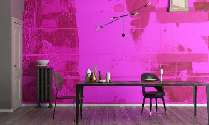 Premium Vlies Drops Lapping pink-merlot