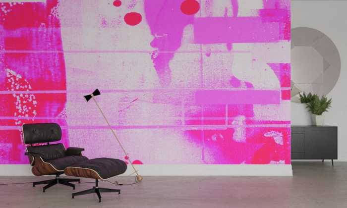Premium Vlies Drops Lapping pink