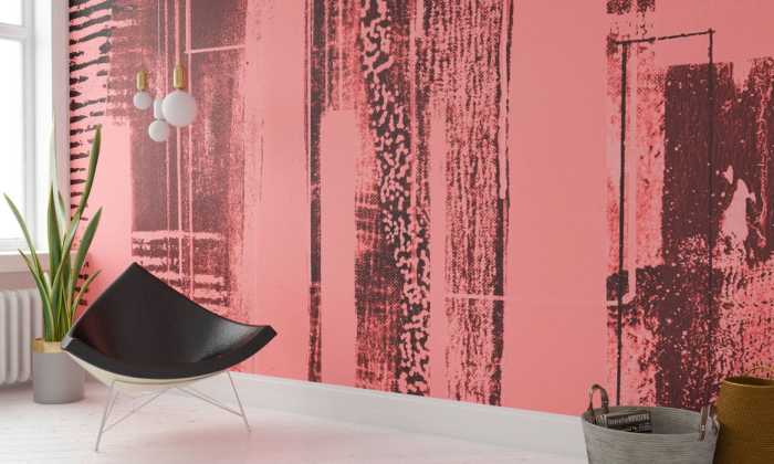 Premium Vlies Straight Upright black-red