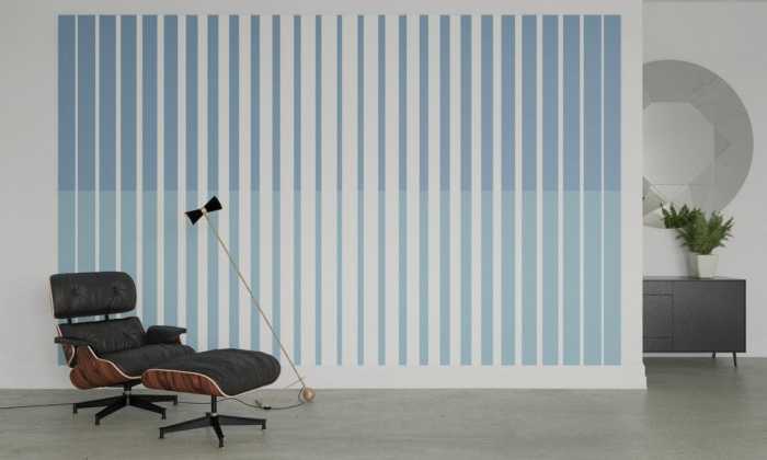 Premium Vlies Lamello Mezzo lightprussian-whiteice