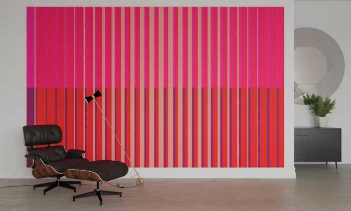 Premium Vlies Lamello Mezzo Differ red-rose