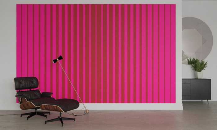 Premium Vlies Lamello Longo pink-merlot