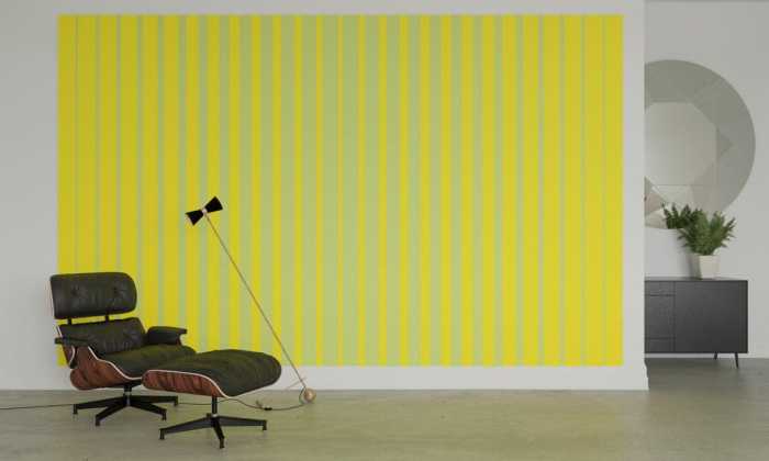 Premium Vlies Lamello Longo yellow-lightgreen