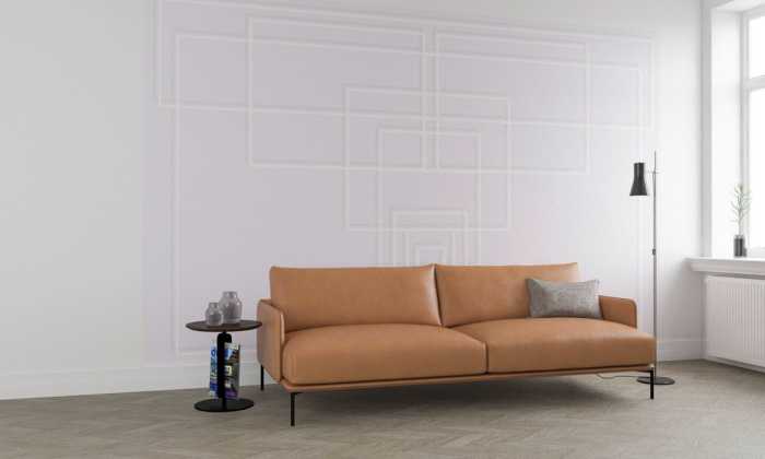 Premium Vlies Mills Board Center rose-whitegrey