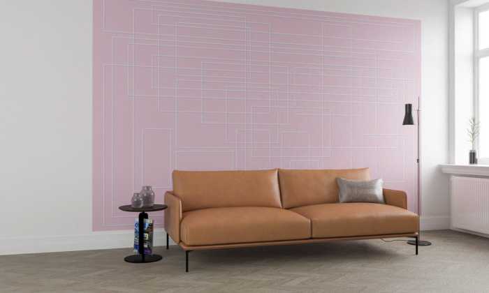 Premium Vlies Mills Board Mondial whiteice-rose