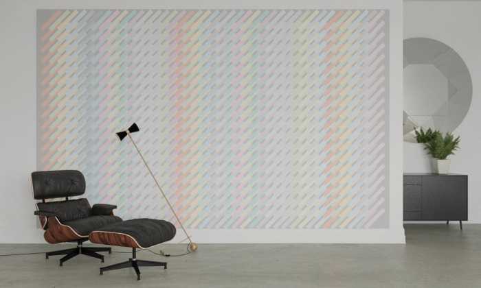 Premium Vlies Structure Hatching lightgrey-pastell