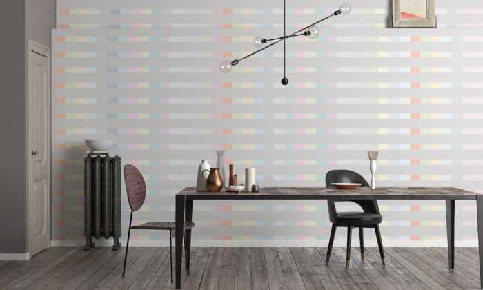Premium Vlies Structure Line lightgrey-pastell