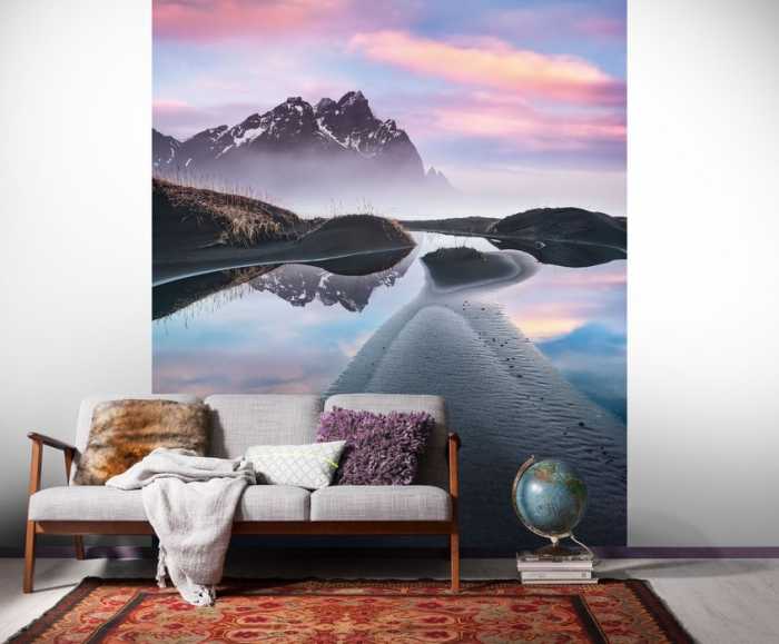 Premium Vlies Glowing Vestrahorn