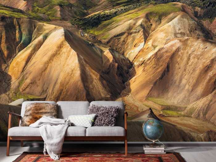 Premium Vlies Shiny Mountains