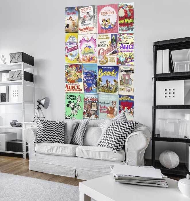 Vlies Disney Movie Posters Retro Girls
