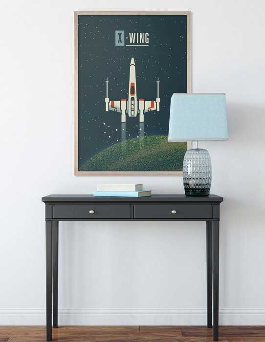 Poster Star Wars - Geeky X-Wing